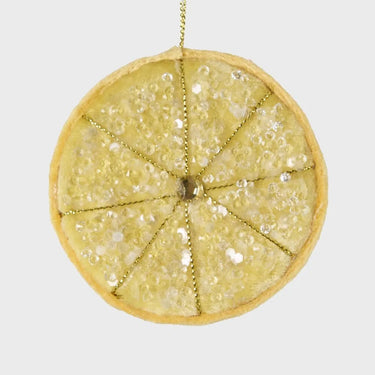Palemo Beaded Lemon Slice Yellow